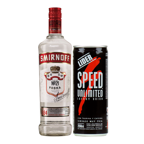 SMIRNOFF REGULAR + SPEED