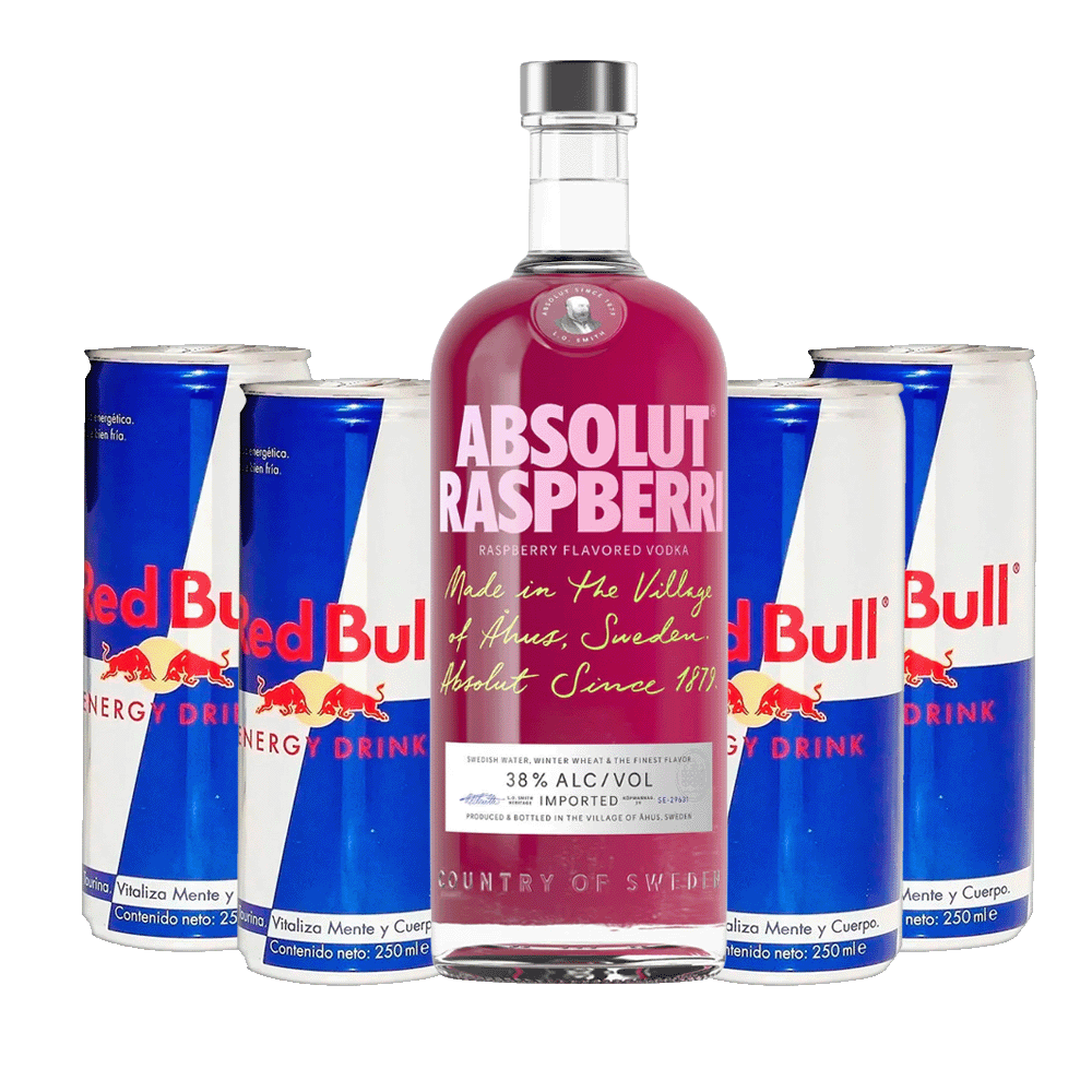 ABSOLUT + 4 RED BULLS